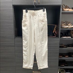 A New Day Cream Elastic Waist Pants